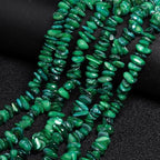 Chip Shell, 260pcs 5-8mm Irregular Shell Beads with Holes, Dark Green Shell & Jade Like Chip Beads for Jewelry Making - color: Dark Green