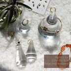 Acrylic Ring Holders 3Pcs Cone Shape Display Jewelry Tower Rings Storage Organizer Stand Clear Rack (Clear)
