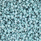Miyuki Delica Seed Beads – Size 11/0 (1.6 mm), DB2315, Frost Opaque Glaze Rainbow Peacock, 7.2 g, Approx. 1440 Beads, Made in Japan - color: DB2315 - Frost Opaque Glaze Rainbow Peacock