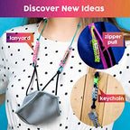 Paracord Bracelet Making Kit with Charms - Art & Craft Gift for Girls Age 8 9 10 11 12 & Teens 13 14 year old. Make Your Own Friendship & Fashion Jewelry for Birthday, Camp & Project Activity - style: Bracelet Making Kit