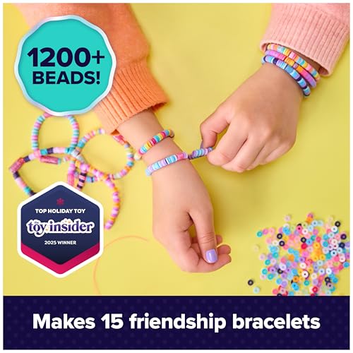 Cool Maker, Stack’d Heishi Studio Bracelet Making Kit with Easy Beading Pen & Over 1200 Beads for Bracelets, Makes 15, Arts and Crafts Kids Toys for Girls Ages 7 and up - style: Heishi Studio Bracelet Maker