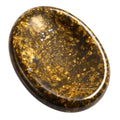 Amazing Gemstone Bronzite Worry Stone Crystals and Healing Stones - Stress Relief Gifts - Piedra Crystal Fidget for Meditation, Relaxation - Unique Stocking Stuffers and Birthday Gift - color: Bronzite