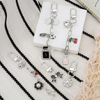 Hzopcw 6pcs Keychain Making Kit, Silver Key Ring Swivel Snap Hook Chains, Alloy Extender Keychain Bag Charm Kits for DIY Crafts Jewelry Making Handbag Purses- A Style - color: Silver-6pcs-A Style