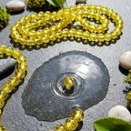 DandS ltd Crackle Lampwork Glass Beads for Jewelry Making, Yellow, Vibrant DIY Bracelets, Necklaces, Earrings, Beading Supplies & Craft Kits for Handmade Jewelry, 80pcs 0.39 inch (10mm), #J250-10 - color: Yellow