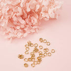 DanLingJewelry 200 pcs 304 Stainless Steel 19 Gauge Open Jump Rings 6mm for Jewelry Making Connectors Jewelry Finding Golden Color - color: 200 pcs - ф6mm δ 1mm - Golden