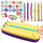 VIDIBESTY Stretchy Bracelet Making Kit for Girls 6-12, Elastic String DIY Arts & Crafts Bulk Toy Set, Friendship Jewelry Maker Tool, Popular Christmas Birthday Gifts for Kids Ages 7 8 9 10 11(112PCS) - style: Friendship Bracelet