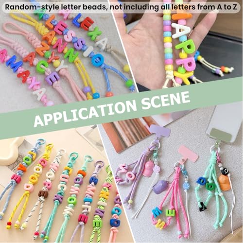 50Pcs Random Styles Letter Shaped Beads Alphabet Acrylic Beads Bulk Plastic Opaque Colorful Cartoon Letter Spacers for Jewelry Making Findings DIY Crafts Gifts Bracelet Earrings Adults - style: Style 6