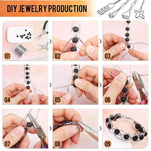 cridoz 22 Gauge Stainless Steel Wire for Jewelry Making, Baling Wire for Wrapping, Craft and Jewelry Making - size: 22 Gauge