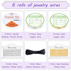 shynek Jewelry Making Kit - Adults Supplies with Tools, Wires, Findings & Charms for Making & Repair