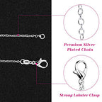 Cridoz 36 Pack Necklace Chain Bulk, Silver Plated Necklace Chains for Jewelry Making, 1.2 mm (20 Inches) - size: 20 Inches