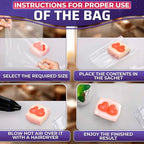 200 Pcs Shrink Wrap for Soap – 5x7" Soap Making Supplies, Bath Bombs, & Jewelry – Gift Wrap Shrink Bags for DIY Projects & Mother's Day Presents | Use with Heat Gun or Hair Dryer at Medium Temperature - size: 1 sheet (Pack of 200)