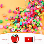 Fruits Polymer Clay Beads - color: Fruit Color