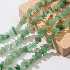 Natural Chip Stone Beads About 200pcs Green Aventurine Stones 5-8mm Irregular Gemstone Healing Crystal Loose Rocks for Bracelet Necklace Earrings Jewelry Making(Green Aventurine) - color: Green Aventurine