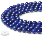 Lapis Lazuli Beads 100Pcs 8mm Blue Beads Loose DIY Round Stone Bead for Bracelet Necklace Earrings Making - color: A-Lapis Lazuli, size: 100pcs