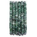 BEADIA Natural African Jade Spacer Beads Caps Loose Semi Gemstone for Beading Jewelry Making 4mmx2mm 38cm - color: African Jade, size: Round 4mm x 2mm
