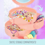 STMT D.I.Y. Personalized Jewelry Box, Design 50+ Accessories, Includes Swiveling Jewelry Box, Beads for Jewelry Making, Bracelet Making Kit, Great Gifts for Girls, Jewelry Making Kit for Girls 8-12 - size: Small, style: Jewelry Box
