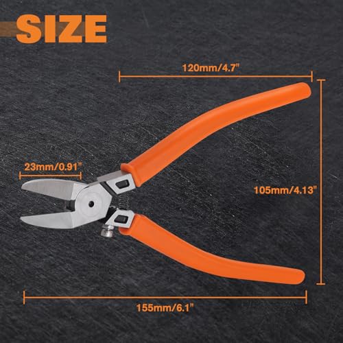 SPEEDWOX Wire Cutters 38 Angled Flush Cutters for Electronic Component Ultra-Sharp Diagonal Cutters Side Cutting Pliers Wire Snips for Jewelry Making Cutting Soft Wires, Electronics Zip Tes, Plastic - style: 38°angle