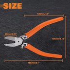 SPEEDWOX Wire Cutters 38 Angled Flush Cutters for Electronic Component Ultra-Sharp Diagonal Cutters Side Cutting Pliers Wire Snips for Jewelry Making Cutting Soft Wires, Electronics Zip Tes, Plastic - style: 38°angle