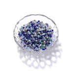 St.Kunkka Crystal Glass Beads for Jewelry Making, 1000pcs 4mm Mixed Color Faceted Rondelle Crystal Beads Austria Round Shape Loose Spacer Beads for DIY Women Bracelet Necklace (Blue Series) - color: Blue Series