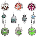 Mixed Pearl Cage Locket Pendants Set, Essential Oil Diffuser DIY Necklace Bracelet Jewelry Making Craft, Bulk Beads Aromatherapy Diffuser Charms Gifts for Women Girls - color: Mixed 10pcs Diffusers