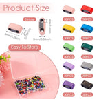 Pandahall 300Pcs Rectangle Mini Seed Beads - 2 Hole Half Tila & Synthetic Hematite Spacer Beads (10 Colors) Multi-Strand Linking for DIY Craft Bracelet, Necklace & Earrings - color: Hematite 10 Colors, 300pcs