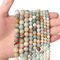 60pcs 6mm Natural Amazonite Gemstone Beads Energy Healing Crystal Round Loose Stone Beads for Jewelry Making, DIY Bracelets Necklaces - color: Amazonite, size: 6mm