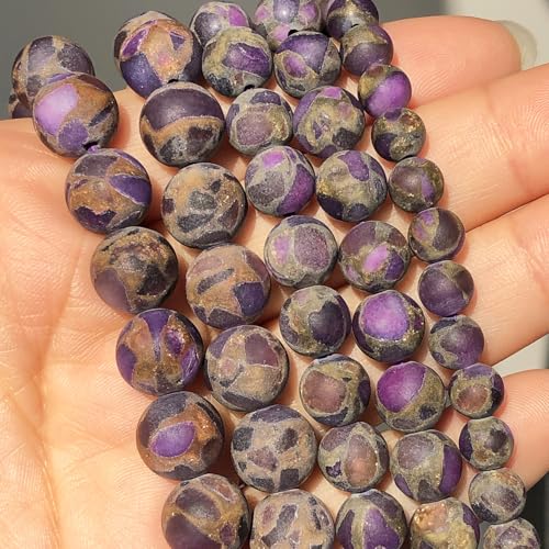 Matte Cloisonne Jasper Beads 6mm 60 Pcs Stone Beads for Jewelry Making Large Beads Bracelet Keychain Loose Round Smooth Gemstone Beads Necklace Earrings DIY Arts and Crafts Natural Stone Beads ﻿ - color: Matte Cloisonne Jasper, size: 6mm