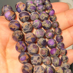 Matte Cloisonne Jasper Beads 10mm 35 Pcs Stone Beads for Jewelry Making Large Beads Bracelet Keychain Loose Round Smooth Gemstone Beads Necklace Earrings DIY Arts and Crafts Natural Stone Beads ﻿ - color: Matte Cloisonne Jasper, size: 10mm