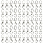 cnomg 50 pcs Swivel Clasps Lanyard Snap Hook,cnomg Metal Swivel Lanyard Snap Hook Lobster Claw Clasp 38mm(Sliver) - color: Sliver, size: 1.5 inches