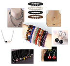 Natural Stone Beads 100pcs 8mm Black Stripe Rhodonite Round Real Stone Beading Loose Gemstone Hole 1mm DIY Charm Beads for Bracelet Necklace Earrings Jewelry Making (Black Stripe Rhodochrosite, 8mm) - color: Black Stripe Rhodochrosite, size: 8mm