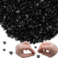 XIANNVXI Black Obsidian Beads, Natural Chip Stone Beads 400Pcs Crystal Bead 5-8mm Irregular Healing Crystal Loose Rocks for DIY Jewelry Making - color: A-Black Obsidian