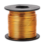 Aluminum Craft Wire, 75 Feet 1.5mm/ 16 Gauge Bright Gold Bendable Soft Metal Aluminum Sculpting Wire Roll Bulk for DIY Crafts Jewelry Making - color: Dark Gold, size: 16 Gauge