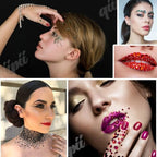 qiipii 8 Color 2-6mm Red Jelly Resin Rhinestones w B7000 Jewelry Glue for Bedazzling Crafting Flatback Stones Gems Diamonds for Nails Face Eyes Makeup Tumblers Bottles DIY Crafts Clothes Shoes Phones - color: Pink / Rose / Red Series Rhinestones