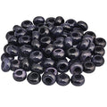 SUNYIK Blue Sand Stone Large Hole (6mm) Rondelle Loose Charms European Bead fits Bracelet,Jewelry Makings Pack of 20 - color: Blue-Blue Sand Stone, size: 14x8mm