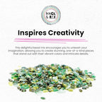 Mack and Rex Tila Bead Mixes (Meadow) – Half Tila Beads – Includes Sea Foam Green, Transparent Moss Picasso, Olive, Green Matte Rainbow, Two Golf Lime Green Shades, and Metallic Green - color: Meadow, size: 10 Gram Bag