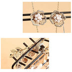 Jewelry Organizer, Jewelry Holder, Perfect Earrings, Necklaces and Bracelets Holder, Black - color: Black