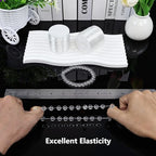 0.8 mm Stretchy Bracelet String, 2 Rolls Durable Elastic String, Clear Bead Cord for Bracelets, Necklaces, Beading, and Jewelry Making (200 m) - size: 0.8 mm