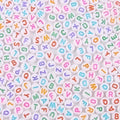 600pcs Acrylic Letter Beads Alphabet Multicolor Letters White Round Bead, 4x7mm, for Friendship Bracelets and Gifts Souvenir Jewelry Making - color: Multicolor Letter White Bead