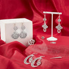 SUNNYCLUE 1 Box DIY Make 10 Pairs Knot Earring Making Kit Including Trinity Knot Charms Tibetan Style Heart Infinity Pendants Earring Findings for Women Beginners DIY Earring Jewellery Making - color: Celtic Knot Earrings 4