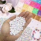 500PCS 4x7mm Acrylic Letter Beads L for Friendship Bracelets Jewelry Making, White Round Flat Acrylic with Colourful Alphabet Beads for DIY Crafts Bracelets Necklaces Key Chains Phone Lanyard - color: L(colourful on white)
