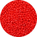 2000pcs Red Glass Seed Beads, Colorful Tiny 4mm Beads for Jewelry Making, Beading Supplies. - color: Red