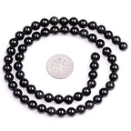 10mm Natural Black Obsidian Beads Round Gemstone Loose Beads for Jewelry Making (36-38pcs/strand) - color: Black Obsidian, size: 10mm