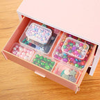Jetec 6 Pieces Mini Plastic Clear Beads Storage Containers Box for Collecting Small Items, Beads, Jewelry, Business Cards, Game Pieces, Crafts (2.5 x 1.7 x 0.8 Inch) - size: 2.52 x 1.73 x 0.79 Inch