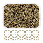 Small Metal Jump Rings for Jewelry Making by Mandala Crafts - color: Antique Brass, size: 4mm 5mm 6mm 7mm 8mm 10mm