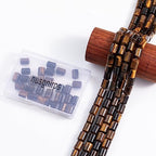 Natural Yellow Tiger Eye Cylinder Tube Beads 10x14mm 38cm/str Loose Semi Gemstone Stone Beads for Making Bracelets Necklace - color: Yellow Tiger Eye