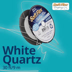 Soft Flex 49 Strand Beading Wire - Medium 0.19 Diameter - 30 Feet Nylon Design Wire - style: White