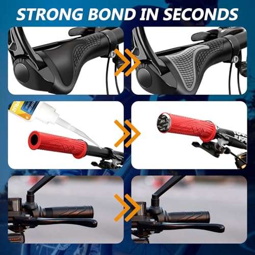Grip Glue 100g, Instant Handlebar Grip Glue for Dirt Dikes, Motorcycle, Ebike, Bicycle, Heavy Duty Handle Grip Adhesive for ATV Grips,Tool Handle,Snowmobile - size: 100g, style: Grip Glue