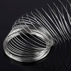 800 Loops Silver Memory Wire 22 Gauge Jewelry Wire Beading Wire for Jewelry Making, Rings, Necklace, Bracelet, DIY Crafting Wires