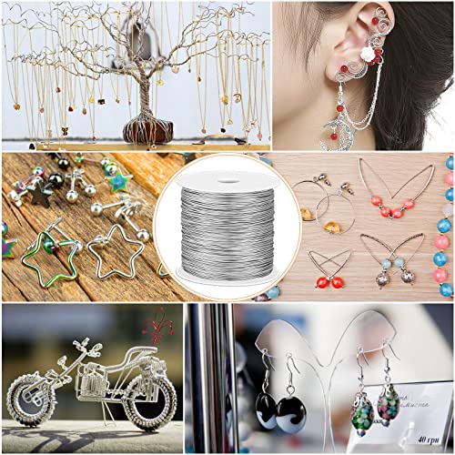 cridoz 22 Gauge Stainless Steel Wire for Jewelry Making, Baling Wire for Wrapping, Craft and Jewelry Making - size: 22 Gauge