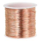 PATIKIL 26 Gauge Jewelry Wire, 328 Feet/100M Pure Copper Jewelry Beading Wire Soft Metal Plant Stem Ties for Craft, Copper Tone (0.016") - color: Copper Tone, size: 26 Gauge